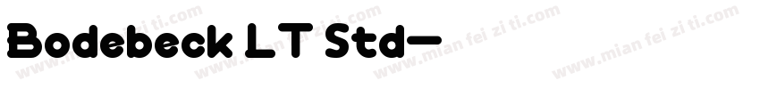 Bodebeck LT Std字体转换